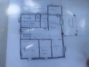Bauplan Wohnhaus